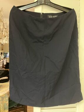 Ellen Tracy Navy Pencil Skirt